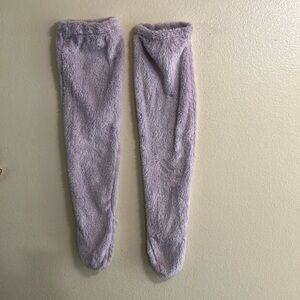 Lavender cozy, knee-high leg warmers
NEW